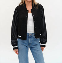 Six/Fifty - York Faux Shearling Bomber Jacket