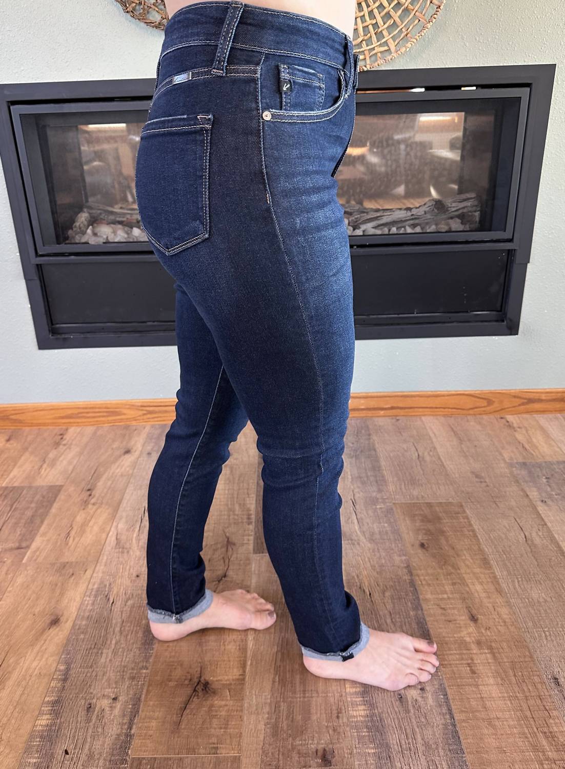 Kancan - Janice High Rise Cigarette Leg Jeans