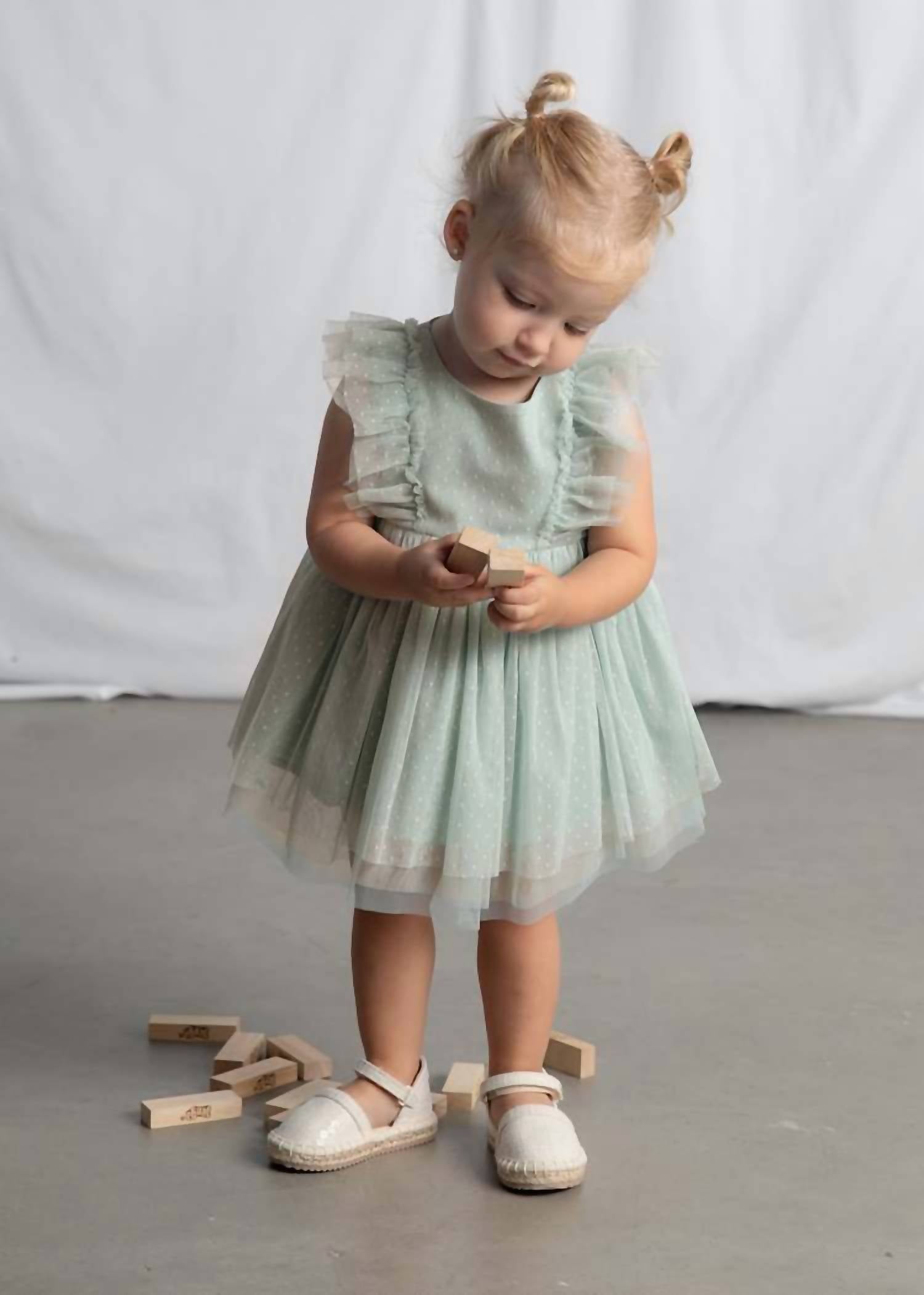 Mayoral - Baby Girls' Tulle Dress With Headband