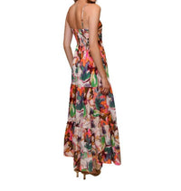 Hutch - Bethy Ruched Bodice Tiered Maxi Dress