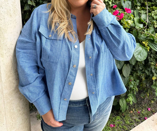 Nic + Zoe - All-around Shirt Jacket - Plus Size