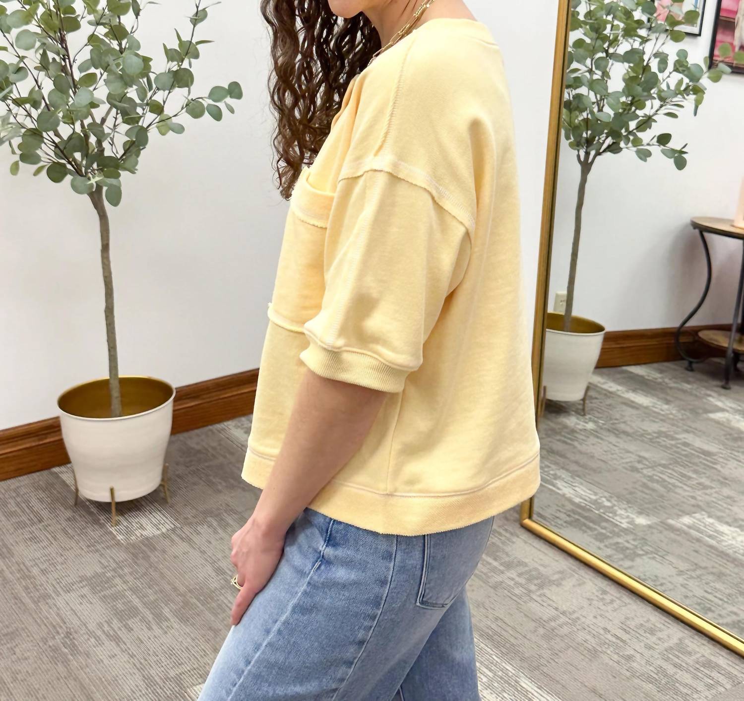 Hem & Thread - Short Sleeve Sweatshirt
