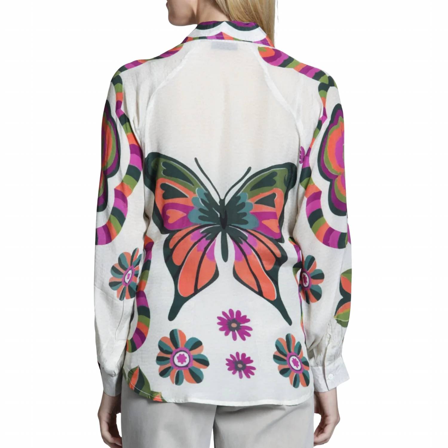 Apny - Half-plaket Pullover Blouse
