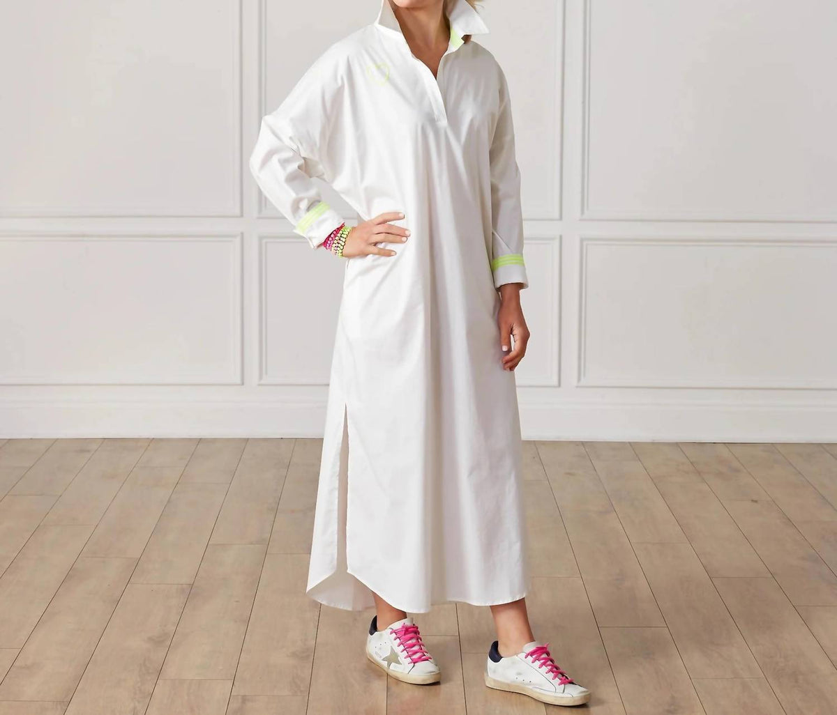 Caryn Lawn - Maxi Shirt Dress