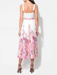 Adelyn Rae - Remi Floral Belted Midi Dress