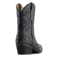 Forastero Women's Leather Western Boots in black 1 - women's shoe - detail view