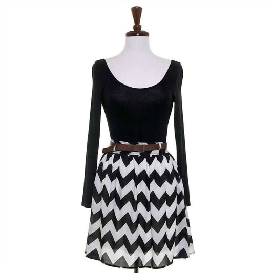 Double Zero - Women's Chevron Dress