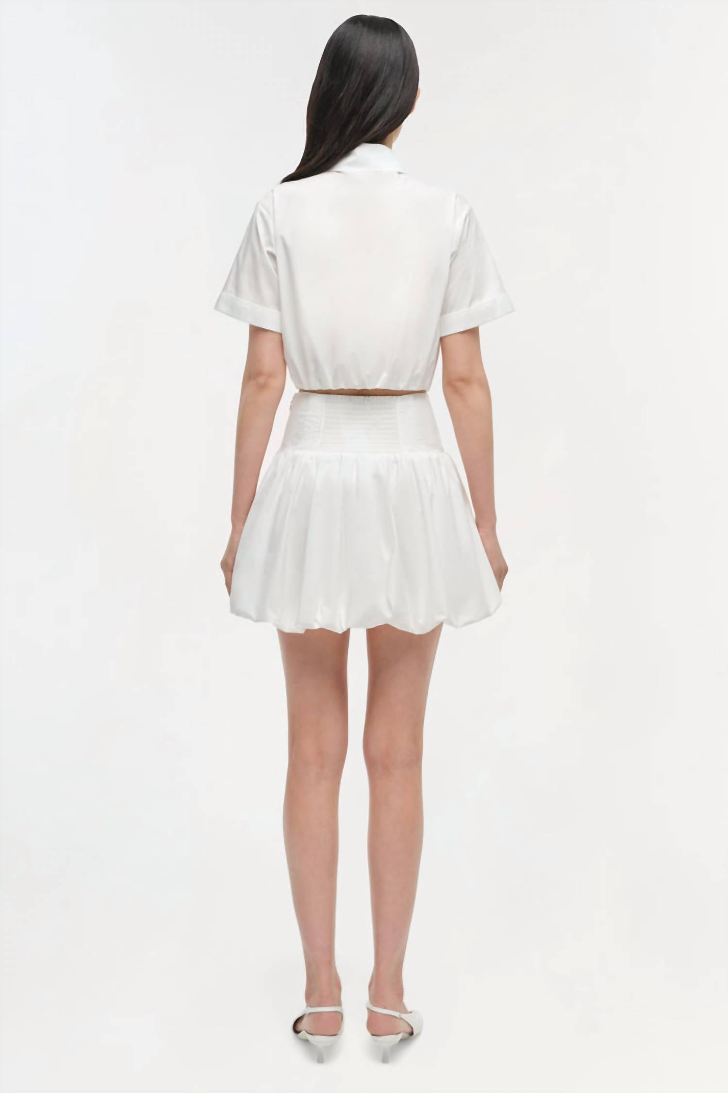 Simkhai - Nicky Cropped Short Sleeve Top