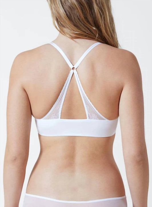 STRAIGHT LACED FRONT CLOSE T-SHIRT BRA