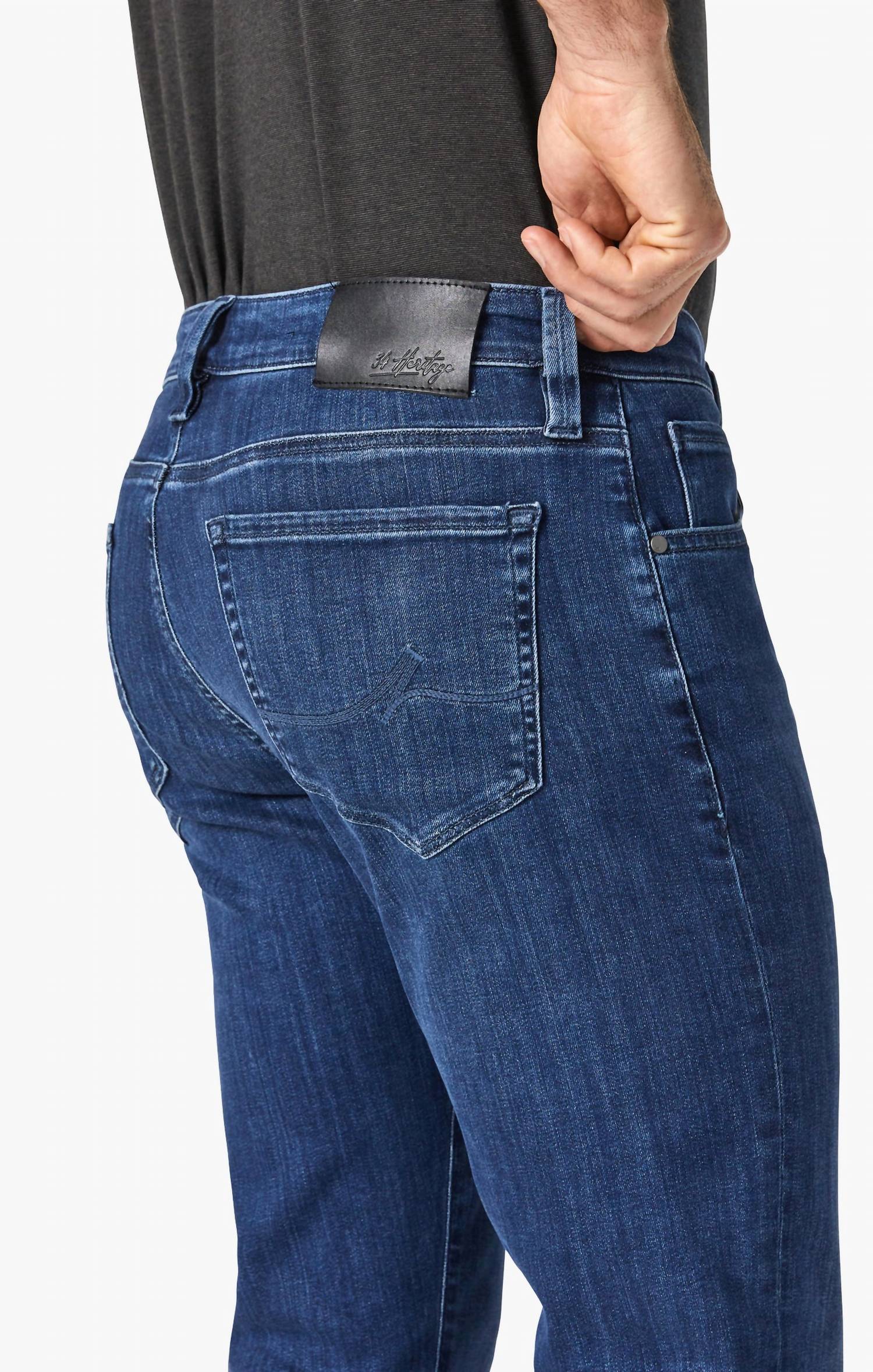 34 Heritage Courage Straight Leg Jeans in mid urban - men's jeans - view 6