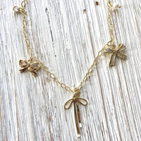 Vb & Co. - Women's Bow Ribbon Necklace