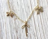 Vb & Co. - Women's Bow Ribbon Necklace