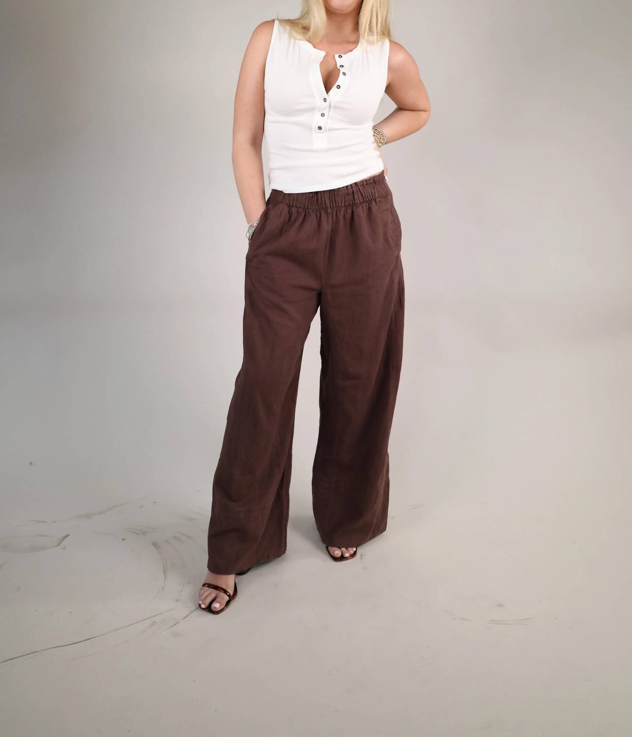 Free People - Women's Days End Linen Pant