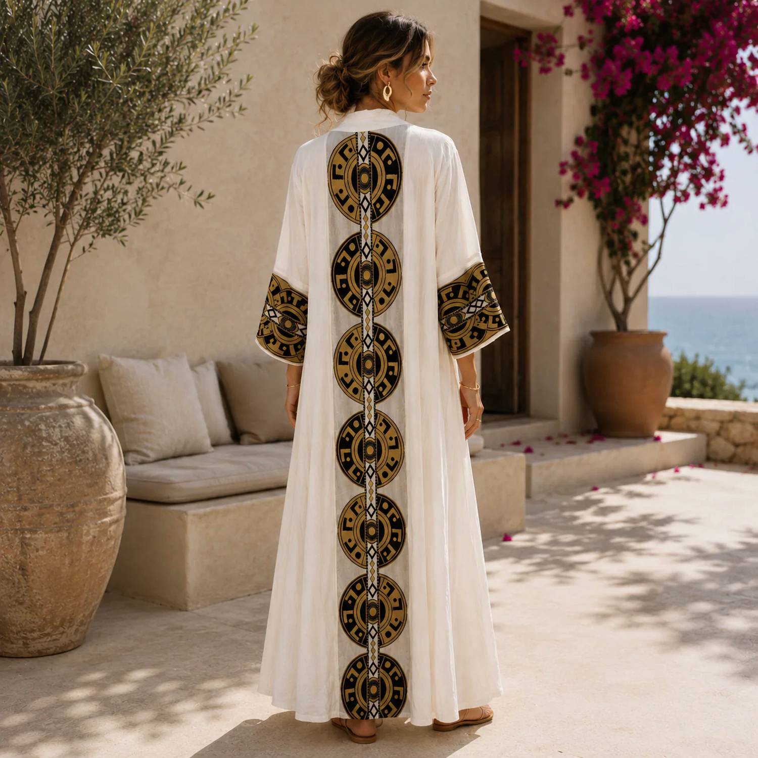 Mystery Resort - Noir Sol Kaftan