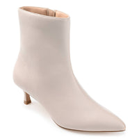 Journee Collection - Women's Arely Pointed Toe Kitten Heel Ankle Booties