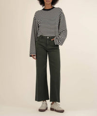 KUT FROM THE KLOTH Meg Wide Leg Jean in sherwood forest - women's jeans