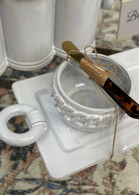 Mudpie - Women's Link Handle Tray & Tidbit Tray