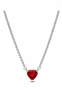 Pandora - Women's Sparkling Heart Halo Pendant Collier Necklace