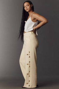 Good American - Good Waist Palazzo Ankle Jeans