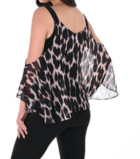 Frank Lyman - Animal Print Woven Top