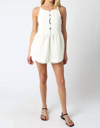 Olivaceous - Han Peplum Top