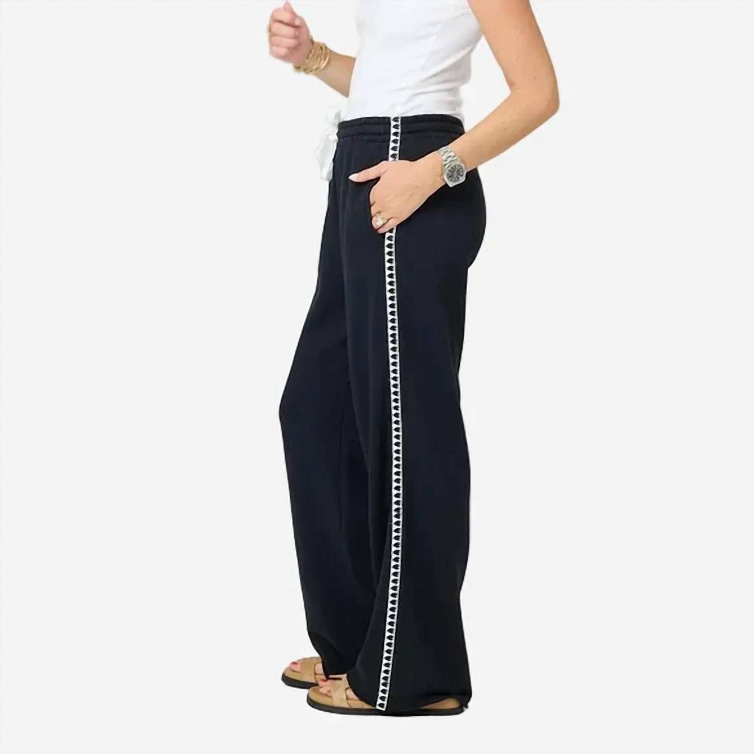 Kerri Rosenthal - Weekend Barb Heart Tape Sweatpant