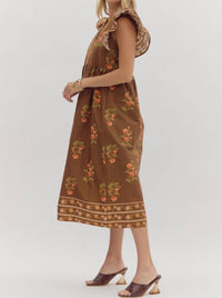 Entro - Afternoon Blooms Midi Floral Dress