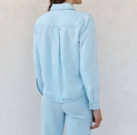 Bella Dahl - Two Pocket Fray Hem Shirt