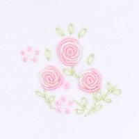 Magnolia Baby - Baby's Hope Rose Spring Embroidered Ruffle Footie