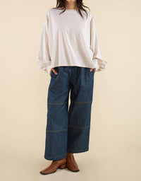 nlt Pico High Waisted Straight Leg Pants in blue - women's pants - view 5