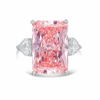 Diana M Jewels - Women's Radiant Lab-Grown Diamond Ring (15.00 Ct) - Grand