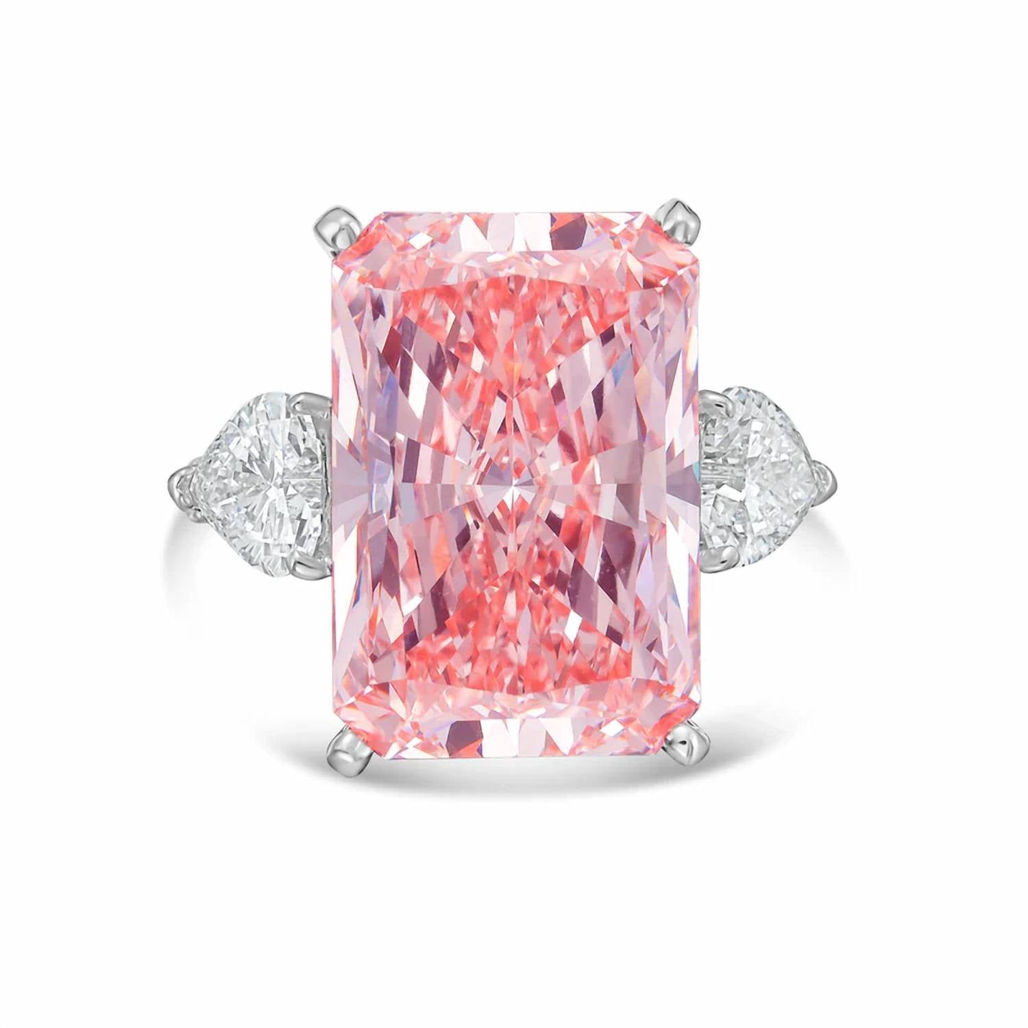 Diana M Jewels - Women's Radiant Lab-Grown Diamond Ring (15.00 Ct) - Grand