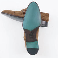 Pastori - Men's Romulus Suede Monk Strap Shoe