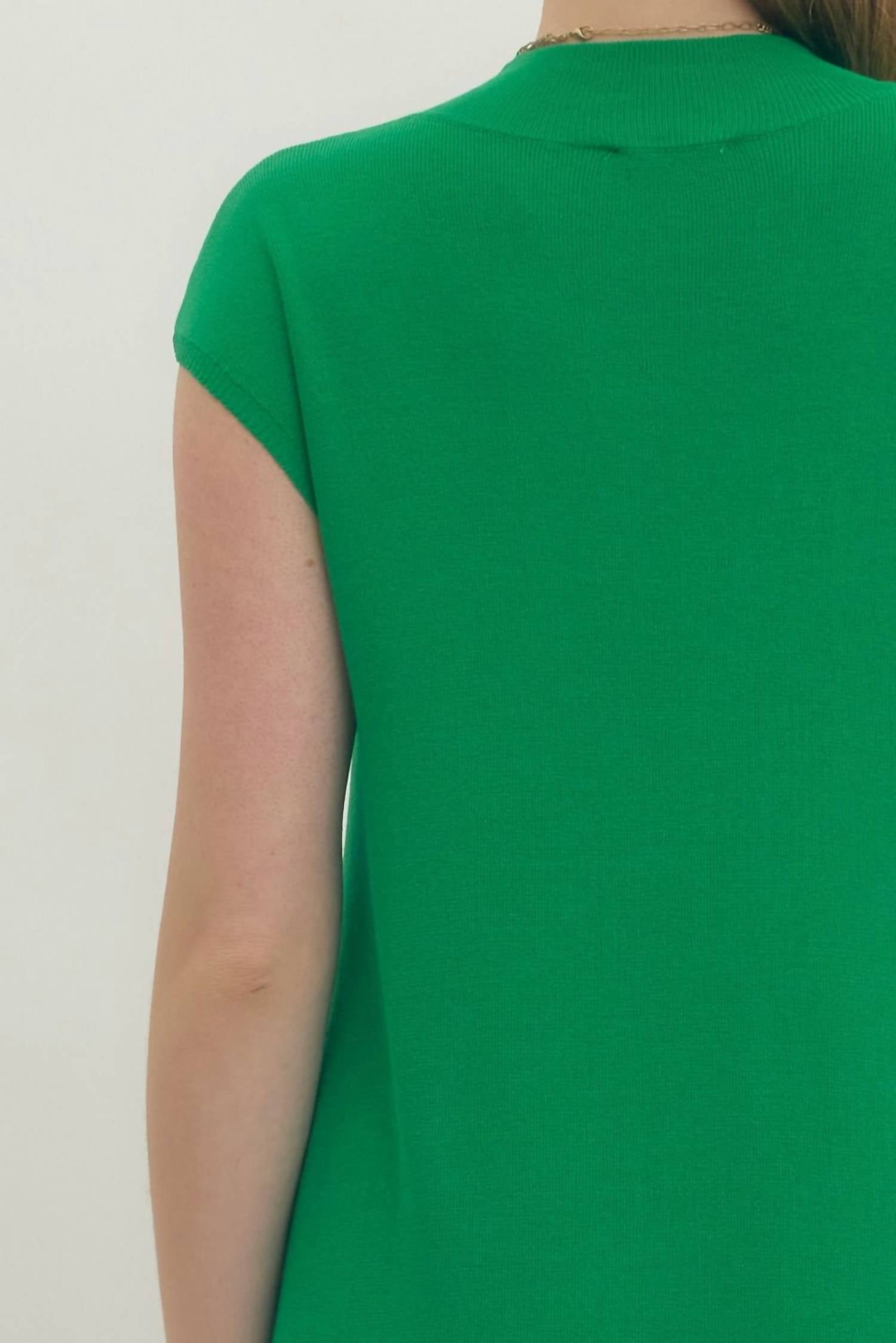 entro Talk This Way Maxi Dress in green - women's dress - view 7