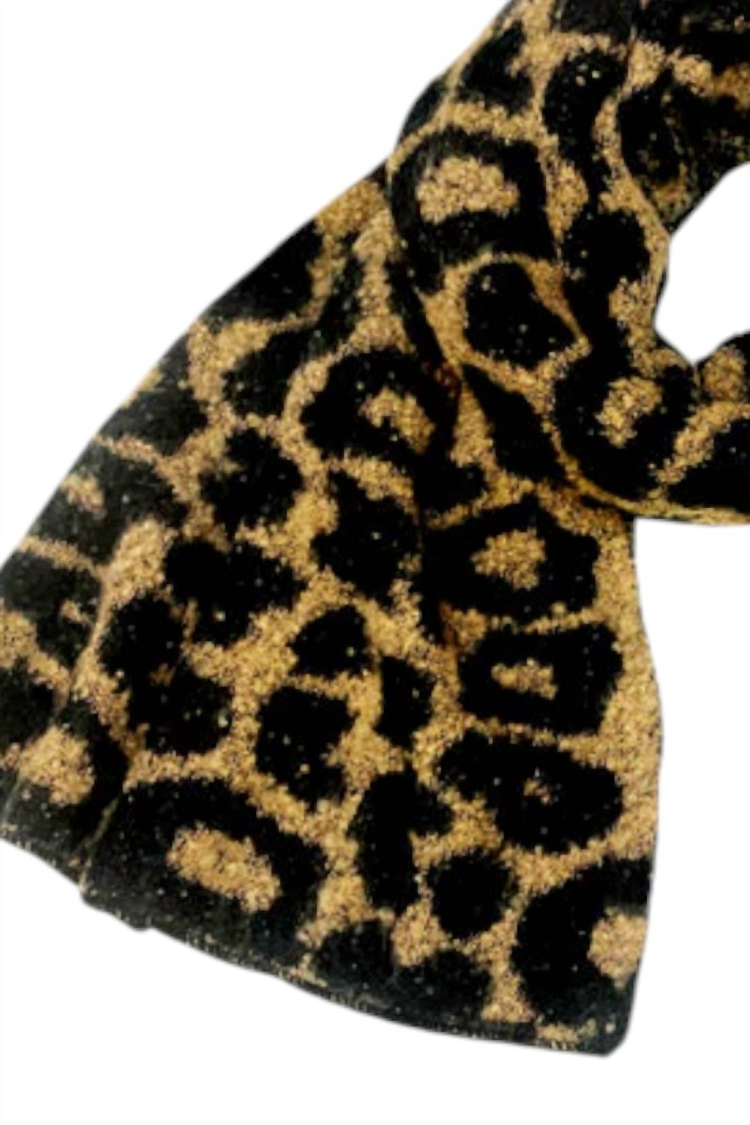 Kensie - Women's Leopard Fuzzy Scarf