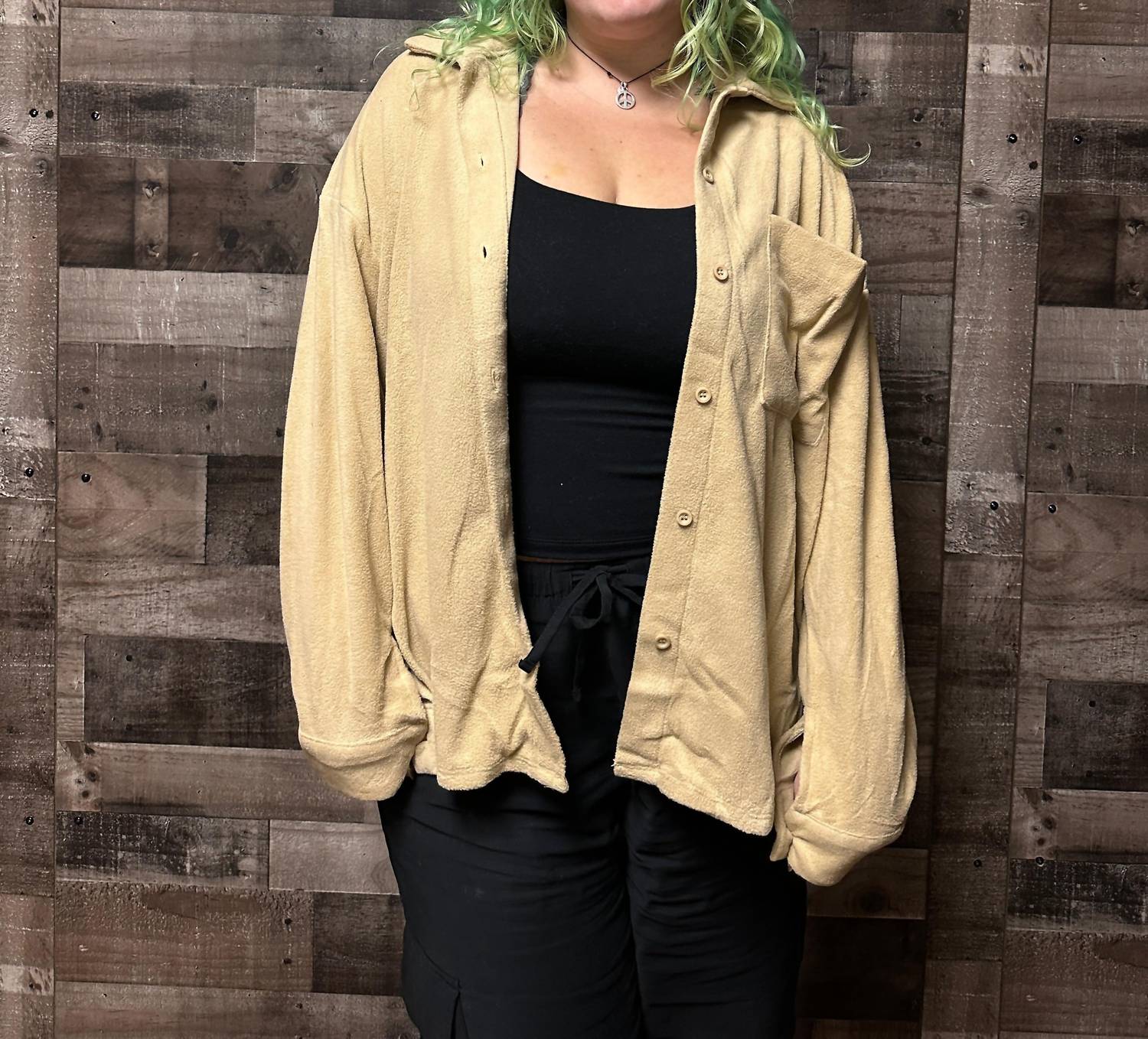 Timing - Stacy Fleece Shacket
