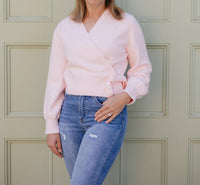 Aaron & Amber - Carnation Wrap Sweater