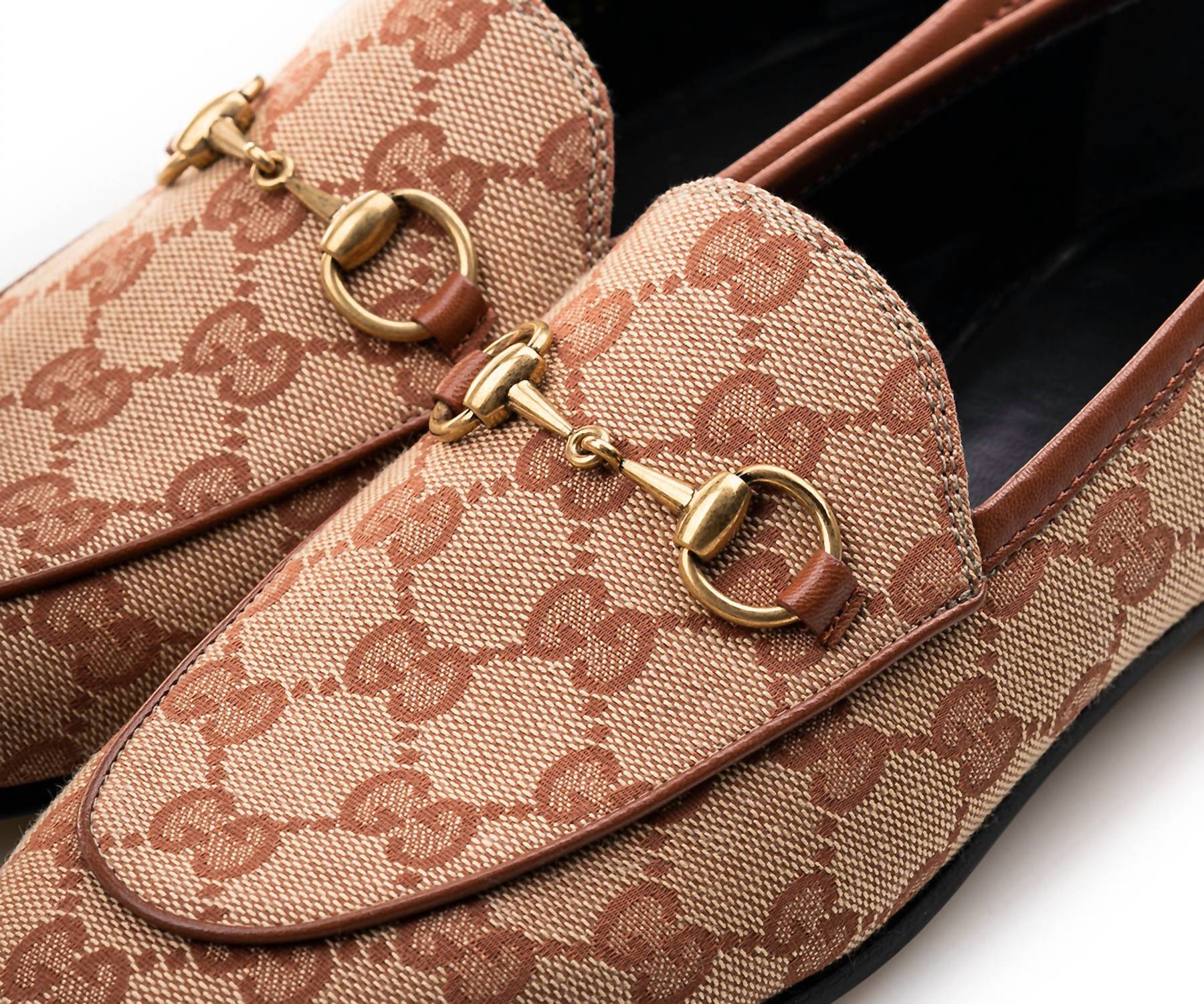 Gucci - Women's Jordaan Gg Canvas Loafer