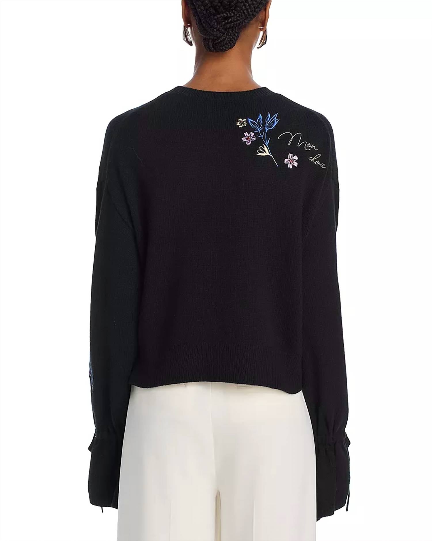 Cinq A Sept - Tasha Heritage Patch Sweater