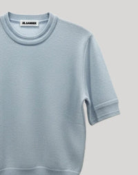 Jil Sander - Women's Wool Crewneck Short Sleeve Jumper