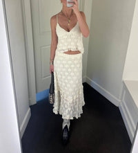 By Together - Women's Gisele Floral Lace Skirt