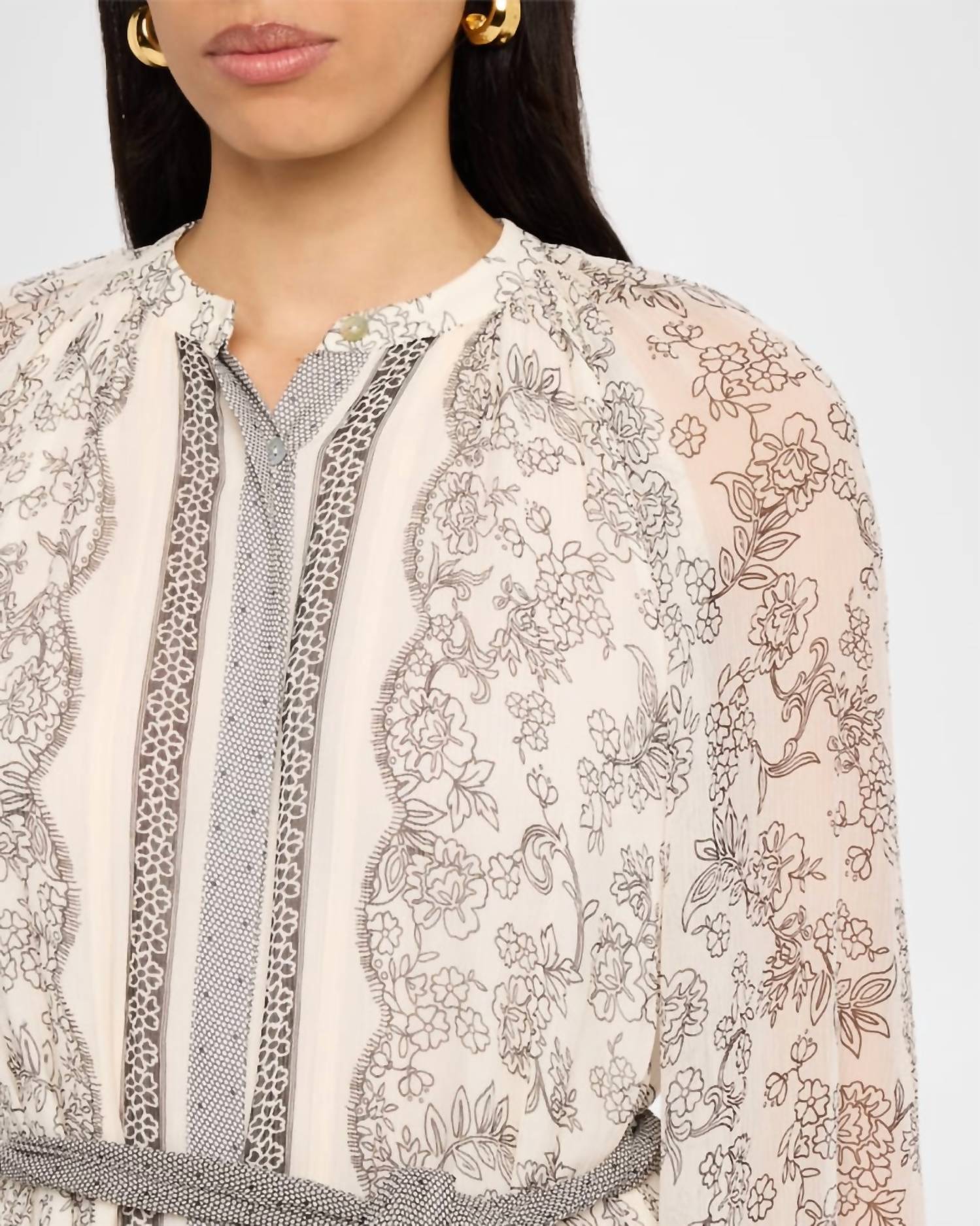 Ramy Brook - Halley Floral Belted Dress