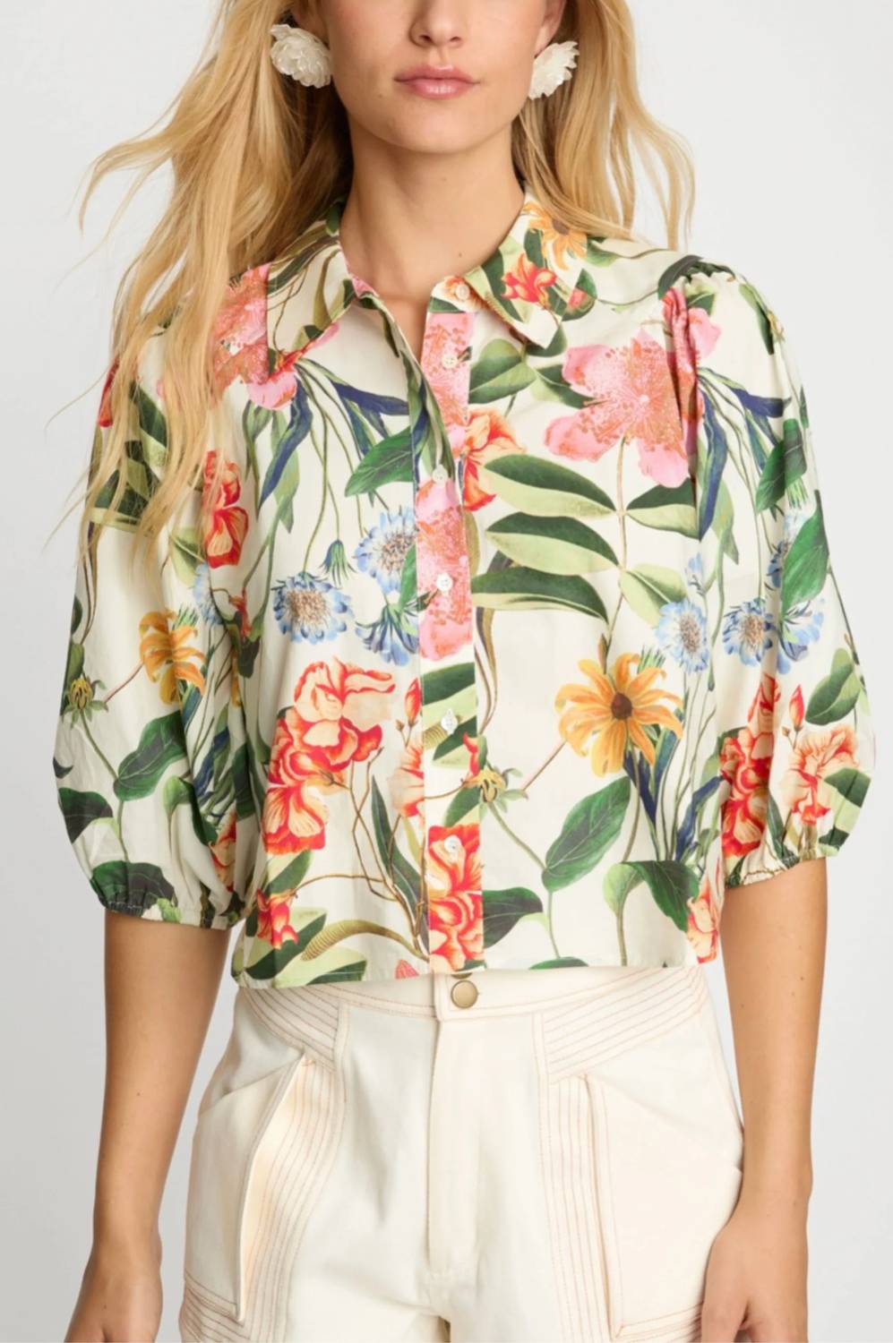 Caballero - Juliette Button Down Top