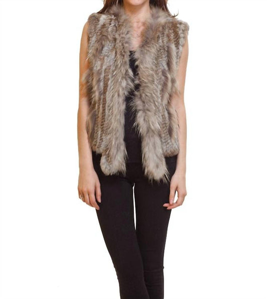Love Token - Raven Fur Vest