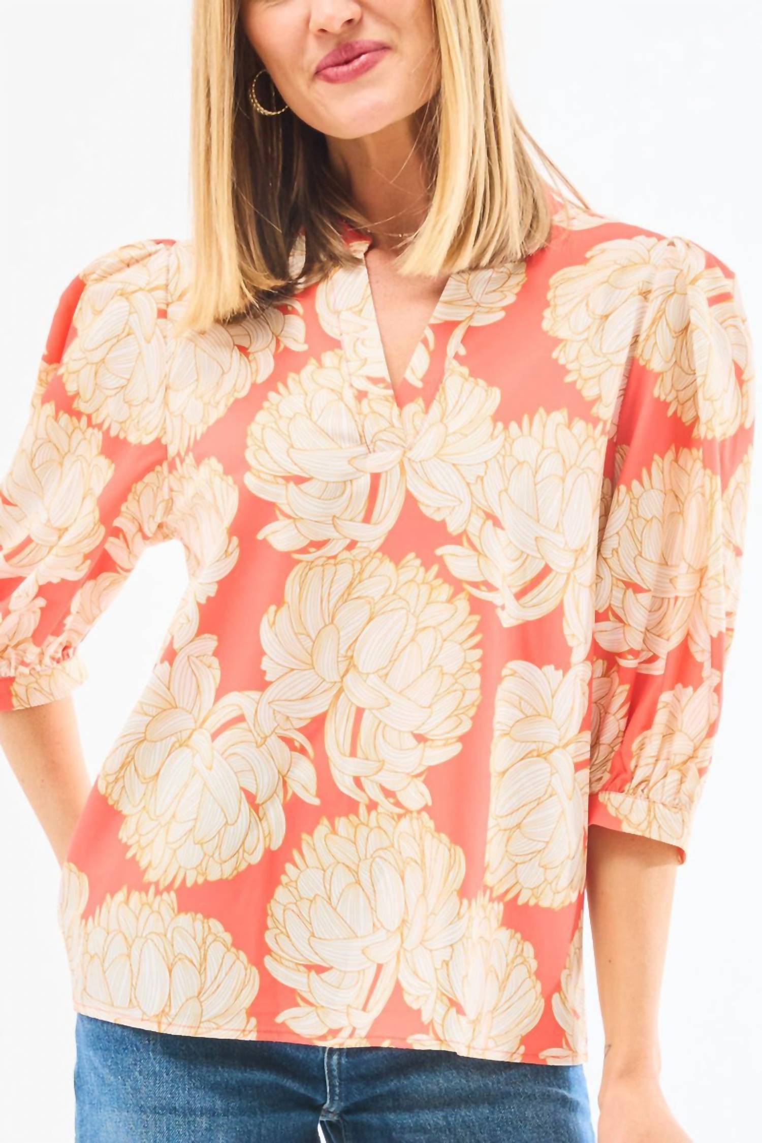 Mary Square - Tamryn Fall Floral Top