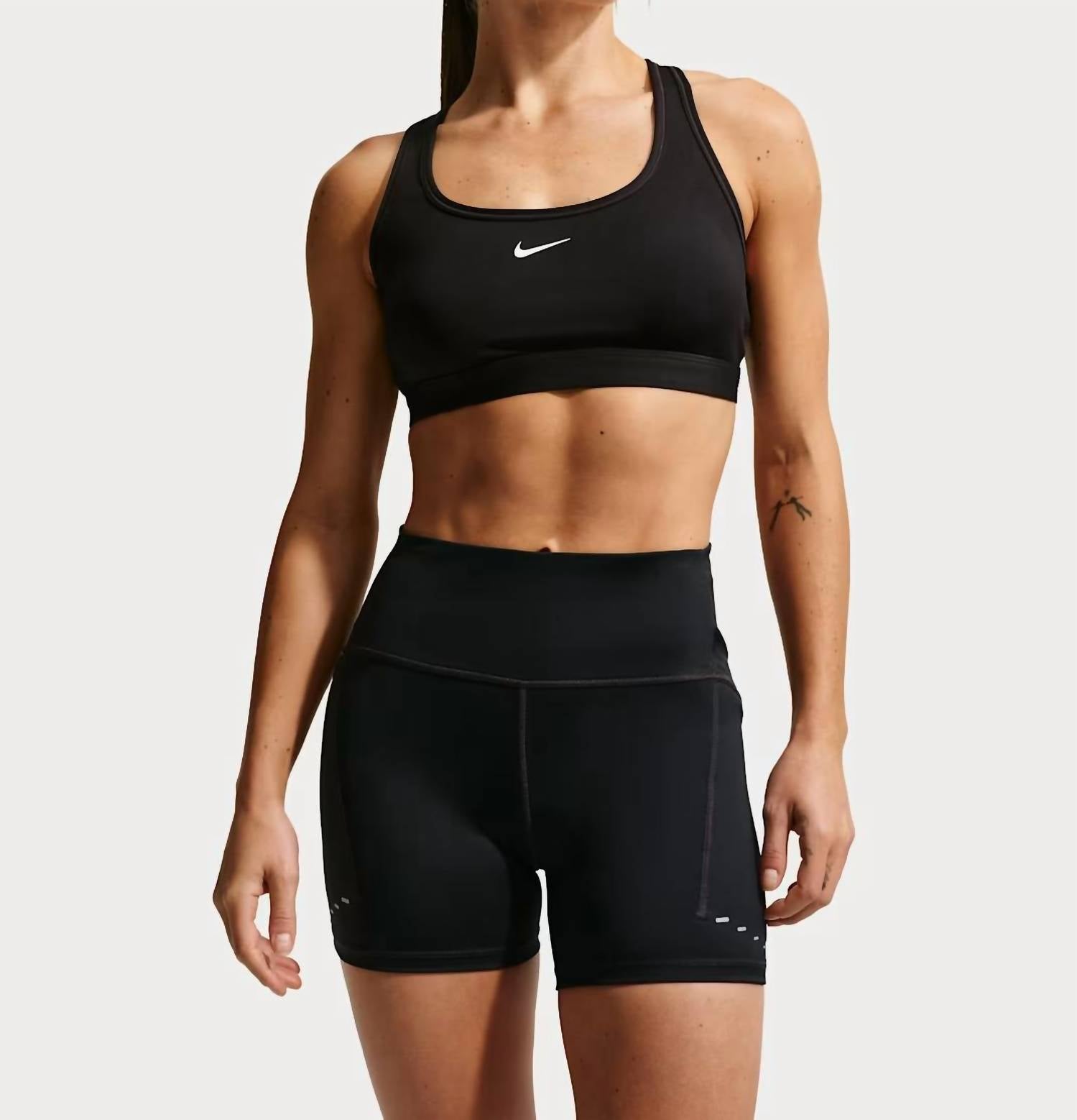 Nike - Swift High-waisted 4 Tight Running Shorts With Pockets