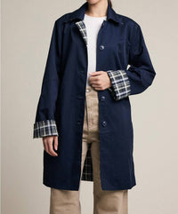Raisonnel - Reversible Plaid Trench Coat