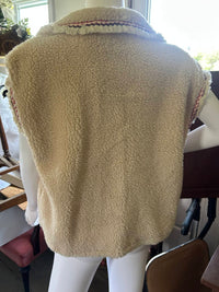 See And Be Seen - Women's Trimmed Faux Fur Vest