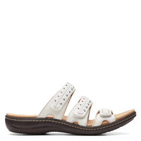 Clarks Women's LaurieAnn Cove Sandal in white - women's sandal - detail view