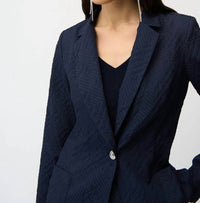 Joseph Ribkoff - Geometric Textured Blazer Jacket